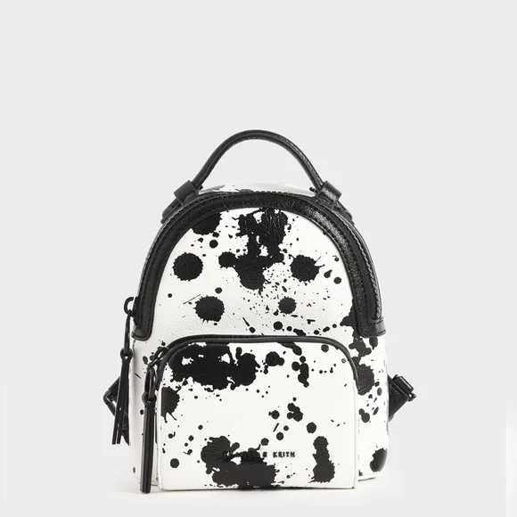 Charles Keith Bags Printed Double Zip Backpack Charleskeith Poshmark